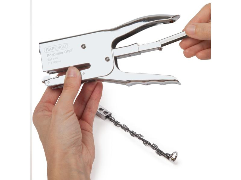 Rapesco Heftzange Germ-Savvy One 45 Seiten, Chrom