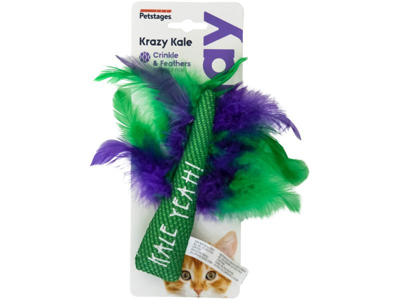 Petstage Katzen-Spielzeug Krazy Kale, Grün