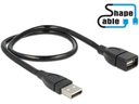 Delock USB 2.0-Kabel A - A ShapeCable 0.5 m
