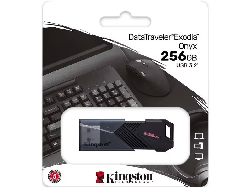Kingston USB-Stick DataTraveler Exodia Onyx 256 GB