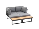 COCON Loungeset Ascona, Anthrazit, 4 Sitzplätze