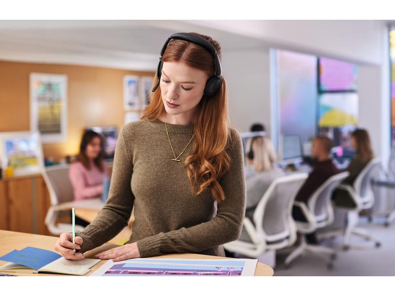 Jabra Headset Evolve2 65 Flex Duo MS, USB-A, inkl. Ladestation
