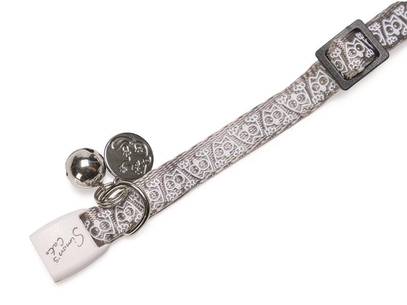Simon's Cat Katzenhalsband Grau