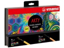 STABILO Fasermaler Pen 68 &amp; Point 88 ARTY 68er Set