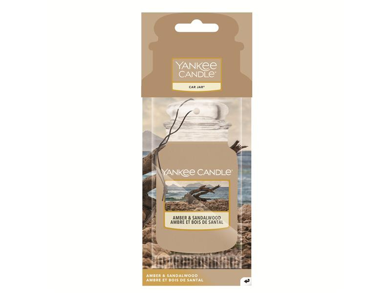 Yankee Candle Signature Auto-Lufterfrischer Car Jar Amber &amp; Sandalwood