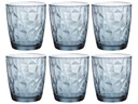 Bormioli Rocco Whiskyglas Diamond 300 ml, 6 Stück, Blau 