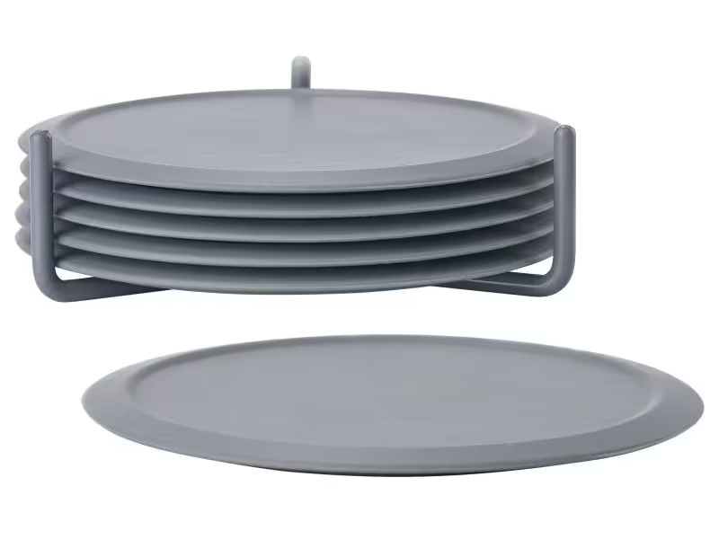Zone Denmark Untersetzer Singles 6er Set, Dunkelgrau