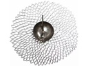 Chilewich Tischset Dahlia 39 cm x 36 cm, Silber