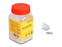 Delock Stecker RJ11 100 Stück, Transparent