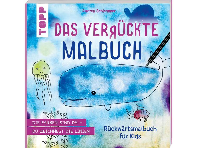 Frechverlag Malbuch Rückwärts für Kids 80 Seiten