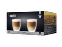 Bialetti Cappuccino Becher Firenze 200 ml, 2 Stück, Transparent