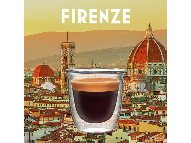 Bialetti Espresso Becher Firenze 80 ml, 2 Stück, Transparent