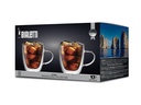 Bialetti Kaffeetasse Capri 350 ml, 2 Stück, Transparent