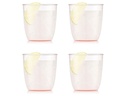 Bodum Outdoor-Becher Kvadrant 200 ml, Rosa, 4 Stück