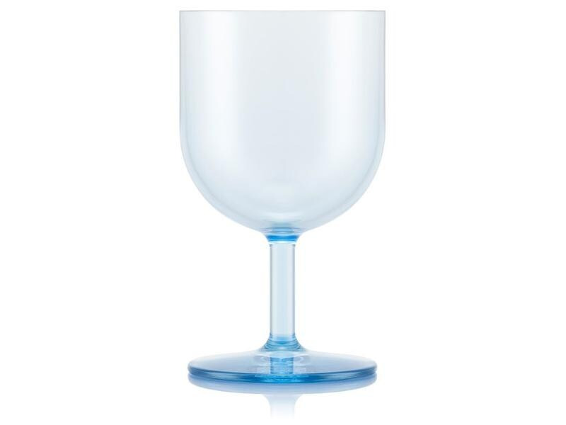 Bodum Outdoor-Weinglas Oktett 250 ml, Blau, 4 Stück