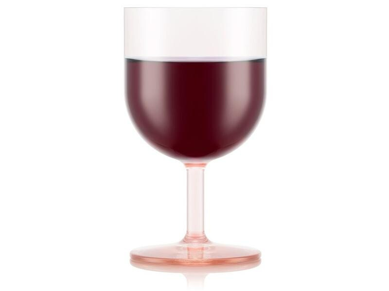 Bodum Outdoor-Weinglas Oktett 250 ml, Rosa, 4 Stück