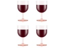 Bodum Outdoor-Weinglas Oktett 250 ml, Rosa, 4 Stück