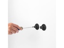 Brabantia Handtuchhalter ReNew 2 Stück, Dunkelgrau