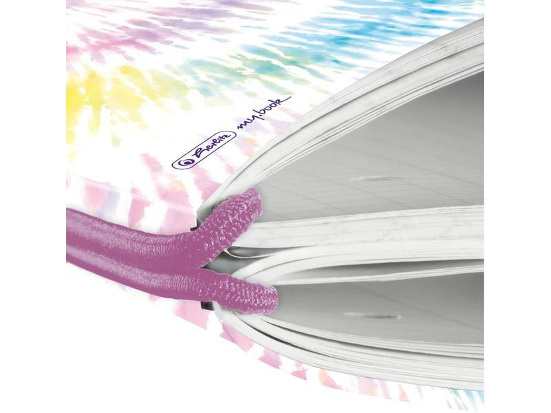 Herlitz Notizheft Batik Freedom A4, 2 x 40 S., liniert/kariert