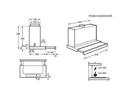 Electrolux Flachschirmhaube DAL5536CN 3 + intensiv Stufen