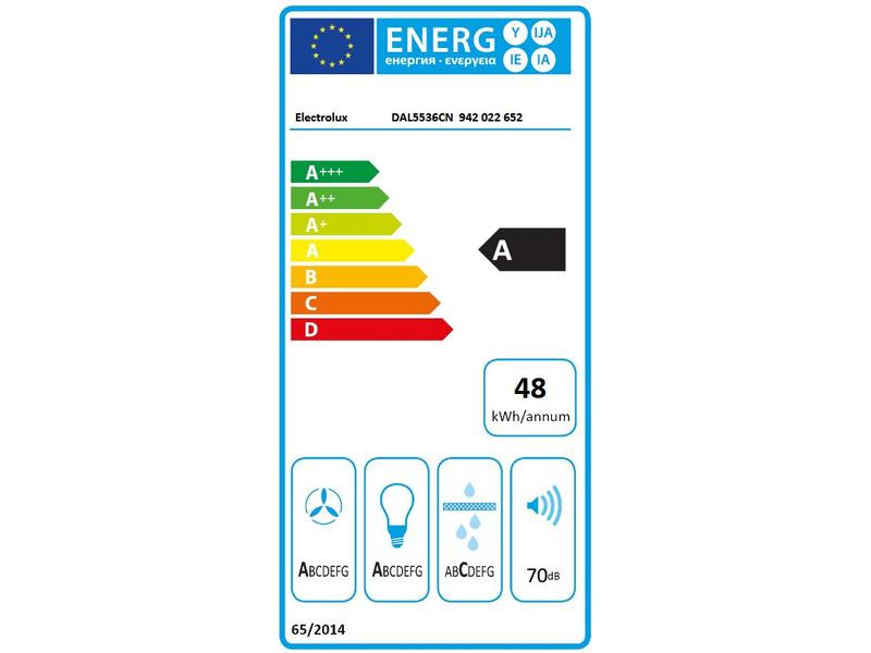 Electrolux Flachschirmhaube DAL5536CN 3 + intensiv Stufen