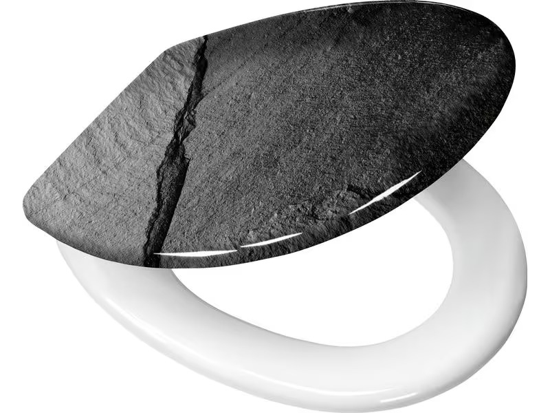 Kleine Wolke Toilettensitz Slate Schwarz