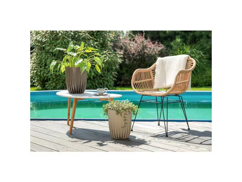 Neogard AG Blumentopf Mira Eco, Ø 19 cm, Coffee