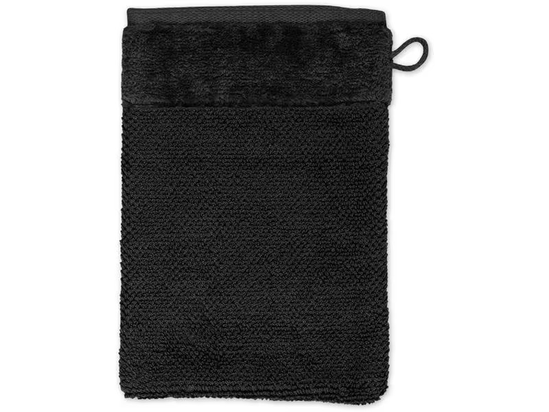 Möve Waschlappen Bamboo Luxe 15 x 20 cm, Schwarz