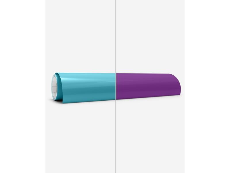 Cricut Vinylfolie Kälteaktiviert 30 x 60 cm, Türkis/Violett