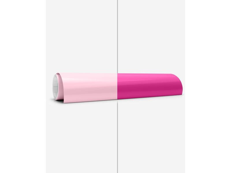 Cricut Vinylfolie Kälteaktiviert 30 x 60 cm, Hellpink/Magenta