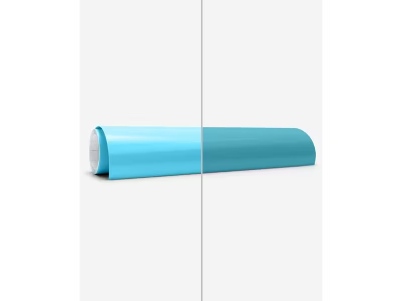 Cricut Vinylfolie Kälteaktiviert 30 x 60 cm, Hellblau/Türkis