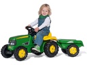 Rolly Toys Tretfahrzeug John Deere mit Anhänger