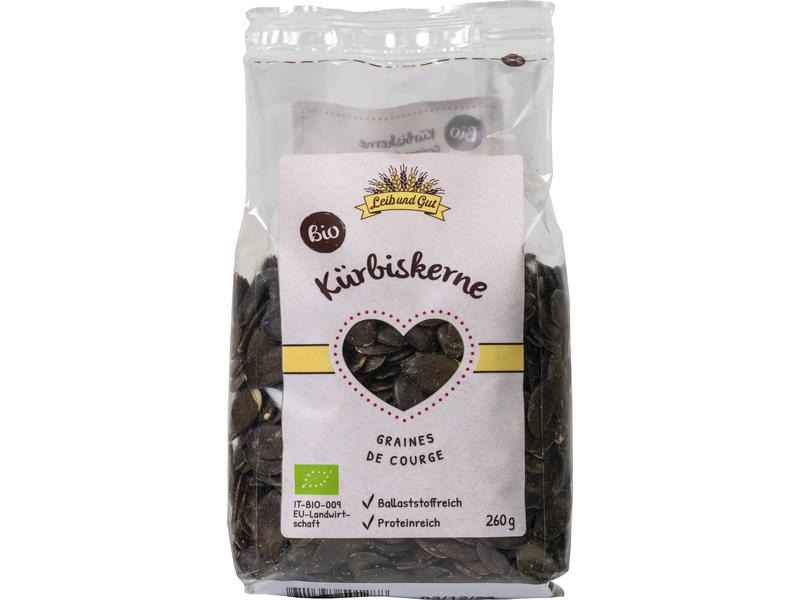 Leib und Gut Bio Kürbiskerne 260 g