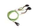 Broadcom SAS-Kabel SFF-8654 - 2x SFF-8639, 100 cm