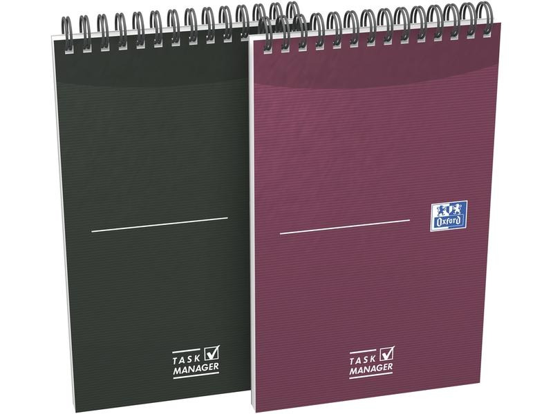 Oxford Notizbuch Schwarz, Aubergine