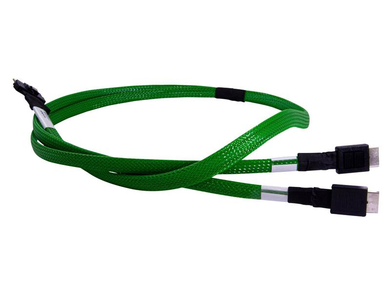 Broadcom SAS-Kabel SFF-8654 - 2x SFF-8612, 100 cm