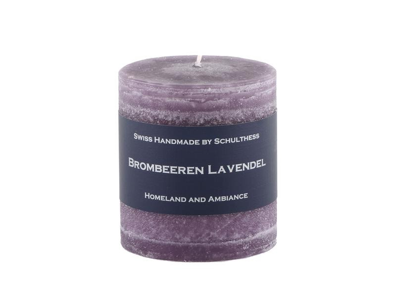 Schulthess Kerzen Duftkerze Brombeere Lavendel 8 cm