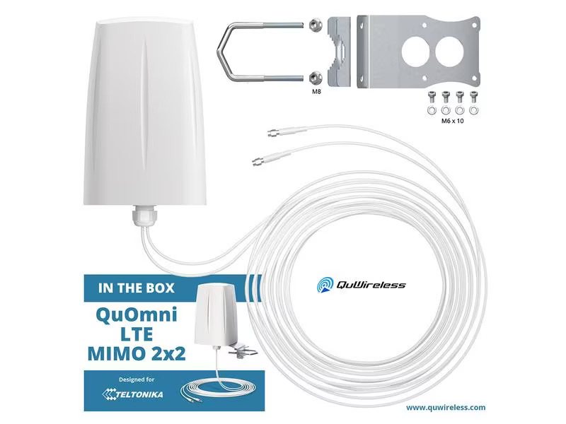 QuWireless LTE-Antenne AOLM2-1 SMA 4 dBi Rundstrahl