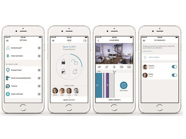 SOMFY Alarmzentrale ONE+ Weiss