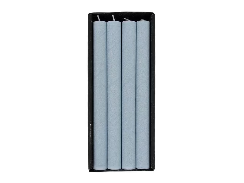 Schulthess Kerzen Stabkerze Stahlblau, 4 Stück