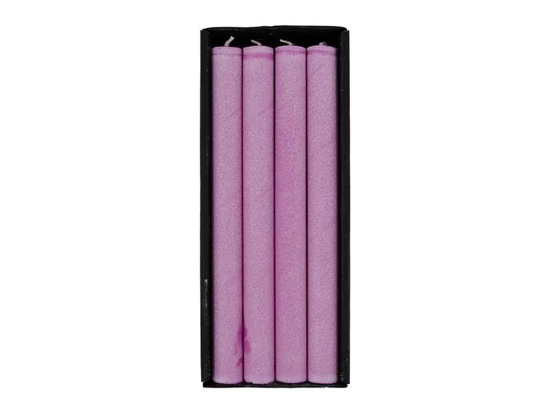 Schulthess Kerzen Stabkerze Violett, 4 Stück