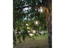 Star Trading Lichterkette Solar Globus, 8 LEDs, 2.1 m, Schwarz