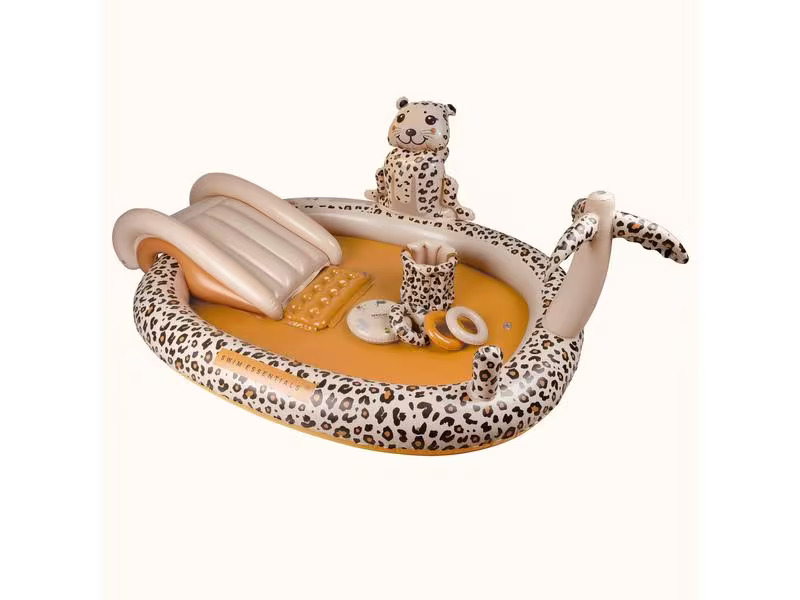 Swim Essentials Planschbecken Beige Leopard Ø 210 cm