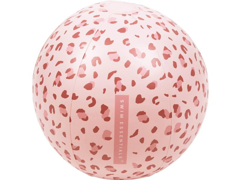 Swim Essentials Strandball Old Pink Leopard
