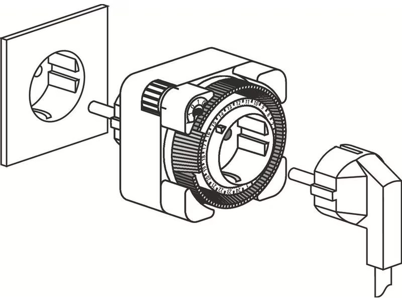 Theben-HTS Zeitschaltuhr Timer27 T12/T13 Mechanisch