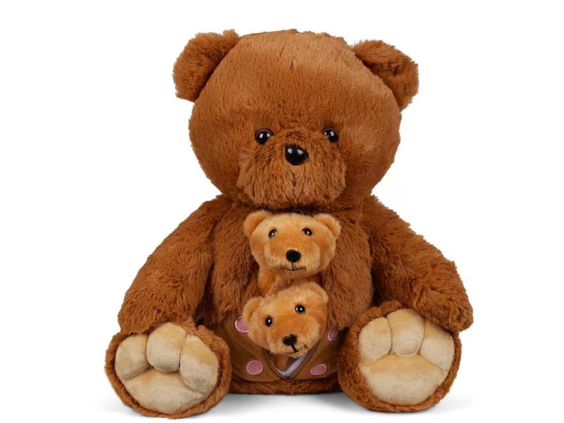 Mamanimals Kuscheltier Mama Bär &amp; Babys