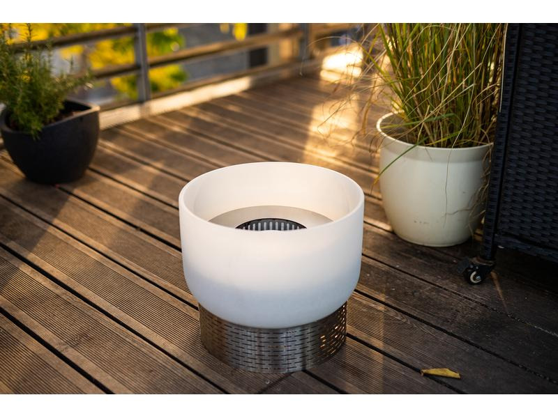 Qflame Feuerschale Qset Edelstahl, Ø 36 cm