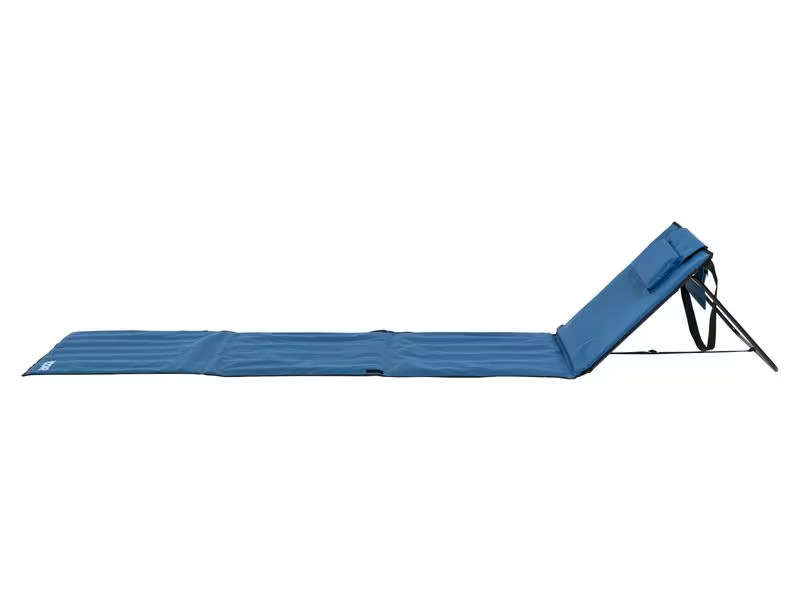 KOOR Strandmatte Calma Blu mit Kopfstütze