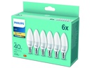 Philips Lampe 5 W (40 W) E14 Warmweiss, 6 Stück