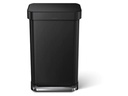 Simplehuman Treteimer 45 l, Schwarz matt